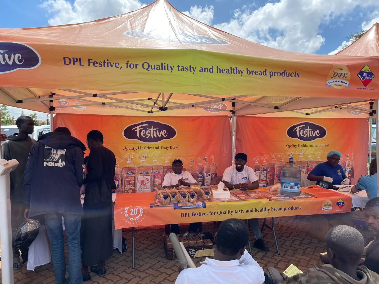 Free health screening at a community outreach